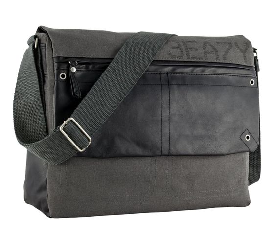 DANIEL RAY NEVEDA laptop bag, shoulder bag, cotton bag, 17 inch 42.6038 gray/black