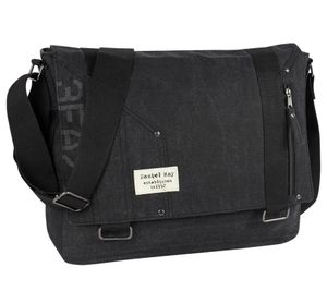 DANIEL RAY ODIN laptop bag, shoulder bag, cotton bag, 17 inch, 42.612300 black