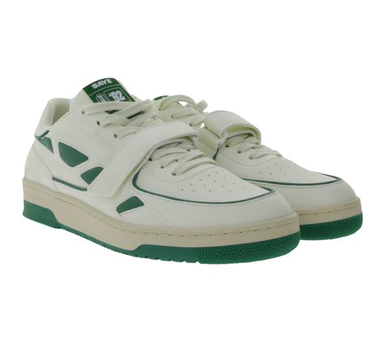 SAYE Modelo 92 sneakers vegan low-top shoes with logo details M92-01 white/green