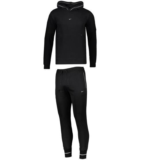 NIKE Strike22 Herren Trainings-Anzug 2-teiliger Sport-Anzug mit Kapuze DH9380-010 / DH9386-010 Schwarz