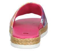 högl ladies beach mules with batik print summer shoes 3-10 0738 in brown or pink