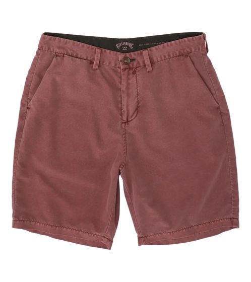 BILLABONG New Order Ovd Herren Sommer-Shorts wasserabweisend im Chino Design S1WK27 BIP0 4344 Weinrot