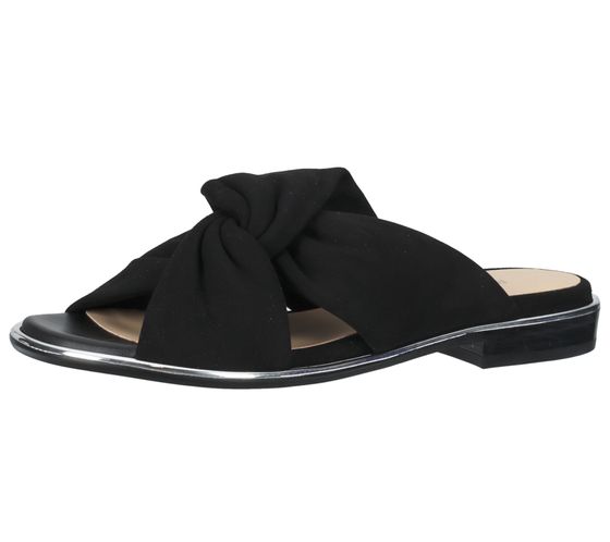 PETER KAISER Sandale mule pour femme en cuir véritable avec bride nouée chaussures d'été 12117-240 noir