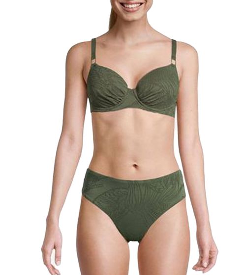 Tamaris Damen Bikini-Oberteil mit verstellbaren Trägern Bademode 48784200 Dunkelgrün