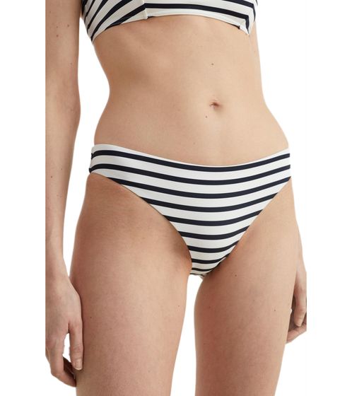 TOMMY HILFIGER women's bikini briefs with "Hilfiger" lettering, striped swim shorts 52958802 white/black