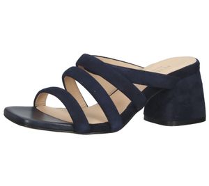 PETER KAISER women's mules, genuine leather sandals in suede leather, summer shoes 08163-104 blue