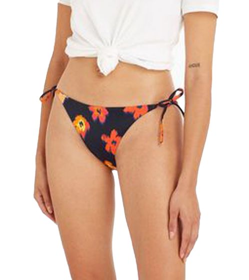 TOMMY HILFIGER Damen Bikini-Slip mit Allover Blümchen-Print Bade-Hose 50358055 Schwarz/Bunt