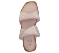 ILC Liberika women's mules genuine leather sandals with twisted strap summer shoes C45-3720-09 pink