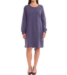 sheego Damen Shirt-Kleid mit individuell einstellbarer Raffung Party-Kleid Große Größen 47141556 Blau