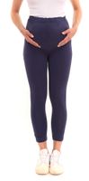 Confezione da 2 leggings premaman da donna nove 9 mesi, comodi pantaloni premaman, abbigliamento premaman 258541 nero/blu scuro Confezione da 2 leggings premaman da donna nove 9 mesi, comodi pantaloni premaman, abbigliamento premaman 258541 nero/blu scuro