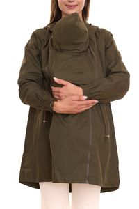 MAMALICIOUS Mila parka de maternité femme avec insert de portage veste de grossesse 88435156 vert olive