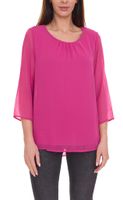 2er Sparpack Aniston SELECTED Damen modische Sommer-Bluse mit 3/4-Ärmeln 16113300 Pink