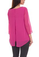 2er Sparpack Aniston SELECTED Damen modische Sommer-Bluse mit 3/4-Ärmeln 16113300 Pink