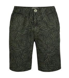 O´NEILL Leave Now Herren Sommershorts mit floralem Allover-Muster vegane Baumwoll-Hose 1A2528 6900 Grün