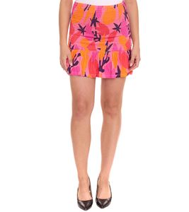 AjC minigonna da donna gonna estiva smock gonna da spiaggia 15382402 arancione/rosa/rosso/viola AjC minigonna da donna gonna estiva smock gonna da spiaggia 15382402 arancione/rosa/rosso/viola