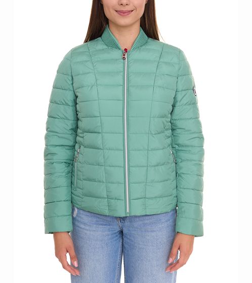 KangaROOS women's jacket, padded quilted jacket with stand-up collar 26851064 green