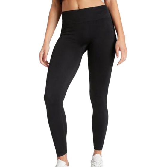 FAYN SPORTS Leggings Damen 7/8 Hose mit leichtem Push Up Effekt und breitem Komfortbund 27189265 Schwarz