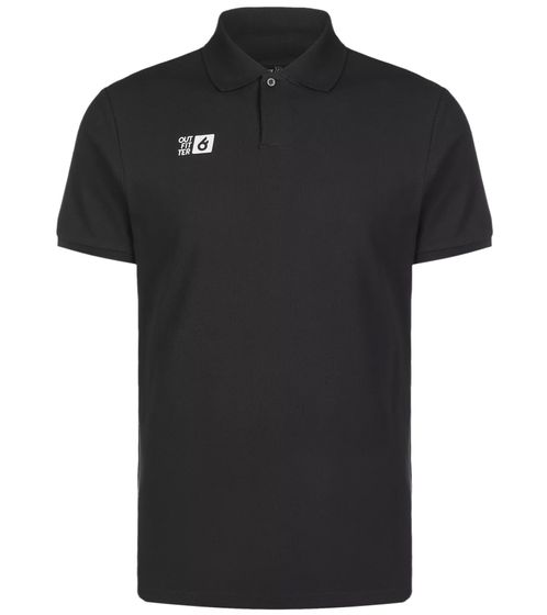 Outfitter OCEAN FABRICS men's polo shirt comfortable summer shirt 1049-OTW-03 Black