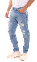 2Y Premium men's jeans stylish denim trousers various models blue