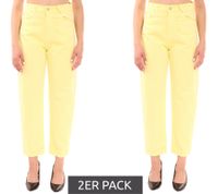 Pack of 2 LTB Shena women's jeans, fashionable 7/8 trousers in 5-pocket style, loose fit, 81562566 yellow Pack of 2 LTB Shena women's jeans, fashionable 7/8 trousers in 5-pocket style, loose fit, 81562566 yellow