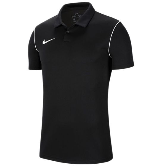 NIKE men's polo shirt, sports shirt with Dri-FIT technology, training jersey BV6879-010 black