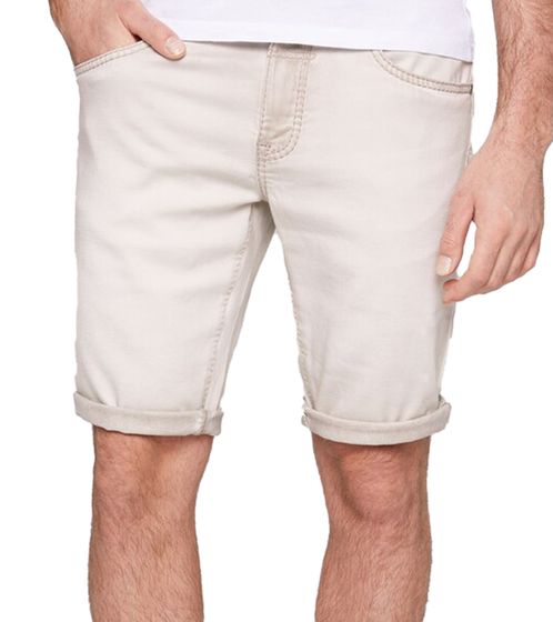 CAMP DAVID men's jeans shorts cotton trousers Jogg Denim with turn-up hem 92814533 beige