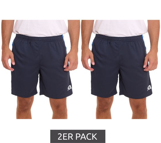 Pack of 2 Outfitter OCEAN FABRICS men's training shorts breathable sports pants 1025-OTW-42 blue