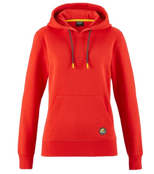 NORTHERN COUNTRY pull à capuche femme coton sweat à capuche chemise à manches longues 00009482 rouge