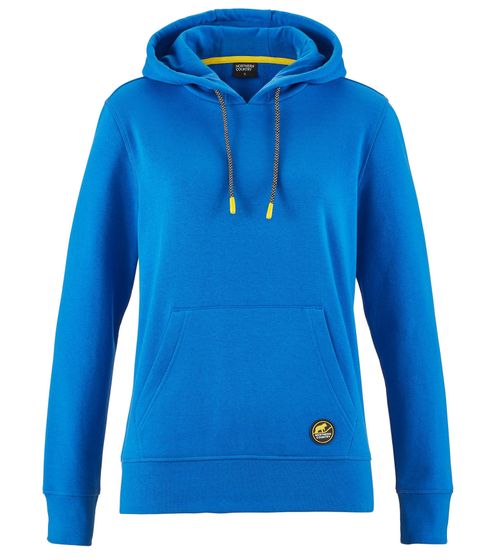 NORTHERN COUNTRY Damen Kapuzen-Pullover Baumwoll-Hoody Langarm-Shirt 00009482 Blau