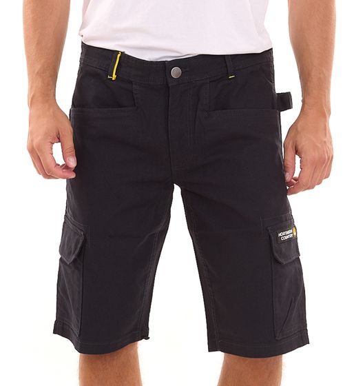 NORTHERN COUNTRY Herren Arbeits-Hose Denim Baumwoll-Shorts 00009496 Schwarz