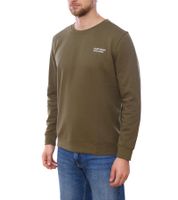 NORTHERN COUNTRY Herren Pullover mit Markenprint Baumwoll-Sweater Langarm-Shirt 00009468 in Schwarz, Blau, Grün oder Rot