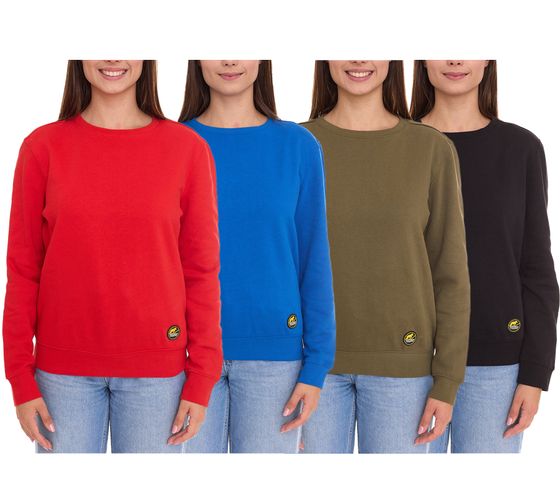 NORTHERN COUNTRY women's sweater cotton sweater long-sleeved shirt 00009480 khaki, red, blue, black