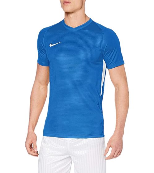 NIKE Tiempo men's sports shirt, breathable training jersey 894230-463 blue