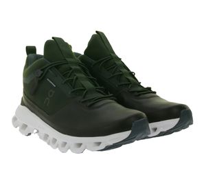 ON Running Cloud Hi Damen Sport-Sneaker wasserdichte Lauf-Schuhe mit Speedboard 2.899.673 Schwarz/Grün