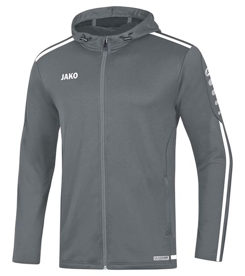 JAKO STRIKE 2.0 men's training jacket with Jako-Tec-Concept hooded jacket fitness jacket 6819 40 grey/white