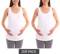 Pack de 2 camisetas de verano para mujer de nueve 9 meses, camiseta sencilla para el embarazo, ropa de maternidad 65642053 blanco Pack de 2 camisetas de verano para mujer de nueve 9 meses, camiseta sencilla para el embarazo, ropa de maternidad 65642053 blanco