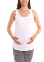 Pack de 2 camisetas de verano para mujer de nueve 9 meses, camiseta sencilla para el embarazo, ropa de maternidad 65642053 blanco Pack de 2 camisetas de verano para mujer de nueve 9 meses, camiseta sencilla para el embarazo, ropa de maternidad 65642053 blanco
