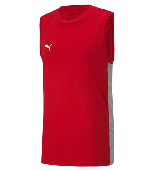 PUMA Basketball Game Jersey Herren Tank-Top mit Mesh-Einsätzen Sport-Shirt 605069 05 Rot