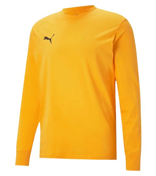 PUMA Basketball Shooting Shirt Men's Long-Sleeved Shirt Sustainable Longsleeve 605071 04 Yellow