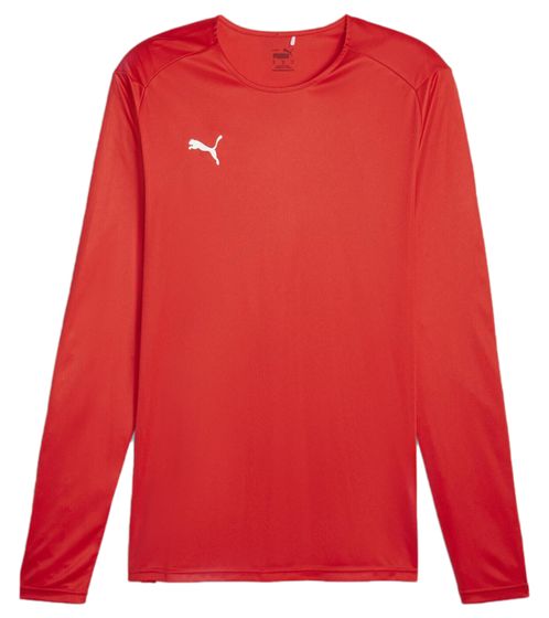 PUMA Basketball Shooting Shirt Men's Long Sleeve Shirt Sustainable Longsleeve 605071 05 Red