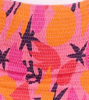Pack of 2 AjC women's mini skirts, smocked summer skirt, beach skirt 15382402 orange/pink/red/purple