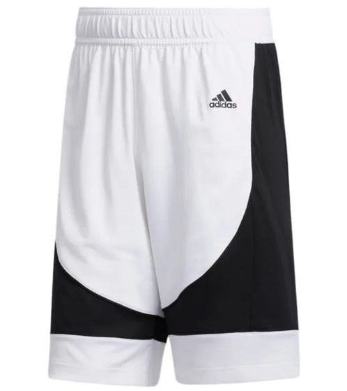 adidas N3XT L3V3L Prime Game Men's Basketball Shorts Sustainable Sports Pants GI8715 White/Black