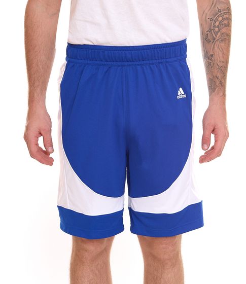 adidas N3XT L3V3L Prime Game Herren Basketball-Shorts nachhaltige Sport-Hose FR9439 Blau/Weiß