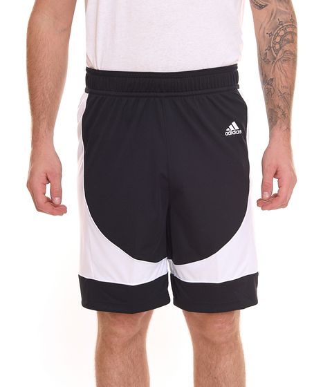 adidas N3XT L3V3L Prime Game Herren Basketball-Shorts nachhaltige Sport-Hose FR9442 Schwarz/Weiß