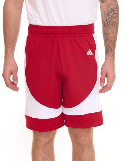 adidas N3XT L3V3L Prime Game Herren Basketball-Shorts nachhaltige Sport-Hose FR9449 Rot/Weiß