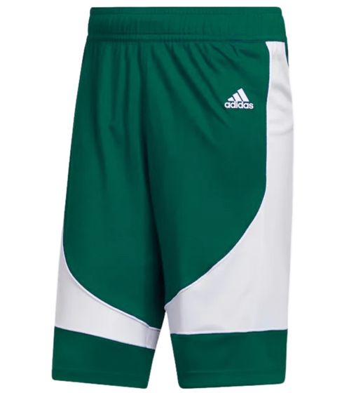 adidas N3XT L3V3L Prime Game Herren Basketball-Shorts nachhaltige Sport-Hose FR9446 Grün/Weiß