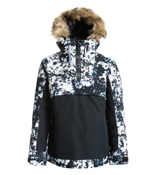 ROXY Shelter Women's Snowboard Jacket with WarmFlight Insulation Winter Jacket ERJTJ03370 KVJ0 Black/Multicolored