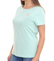 AjC Damen T-Shirt mit Vista Al Mar Rücken-Print kurzärmliges Sommer-Shirt 35732517 Mint-Grün