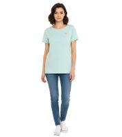 AjC women's T-shirt with back print, short-sleeved summer shirt 35732517 mint green