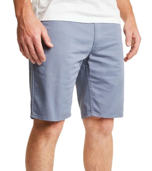 BRIXTON TOIL II men's chino shorts with belt loop denim shorts 04089 GYBLU blue